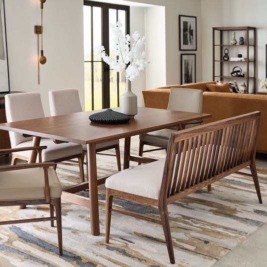 Banc à fuseaux Walnut Grove