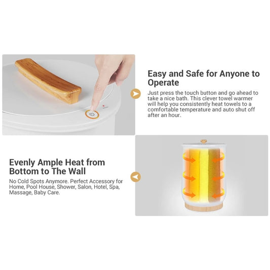 Chauffe-serviettes électrique sur pied