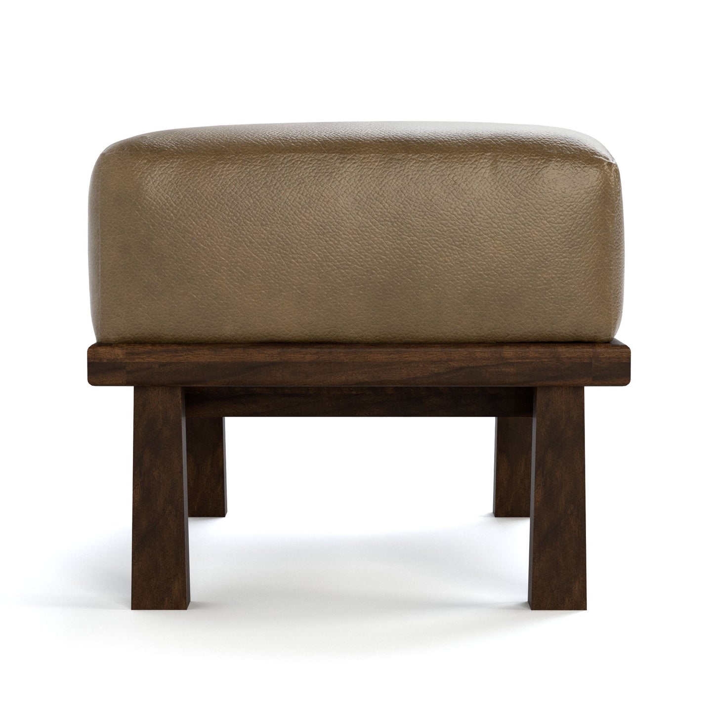 Pouf à cadre en bois Hudson Valley