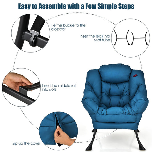 Fauteuil d'appoint moderne pour salon, canapé simple