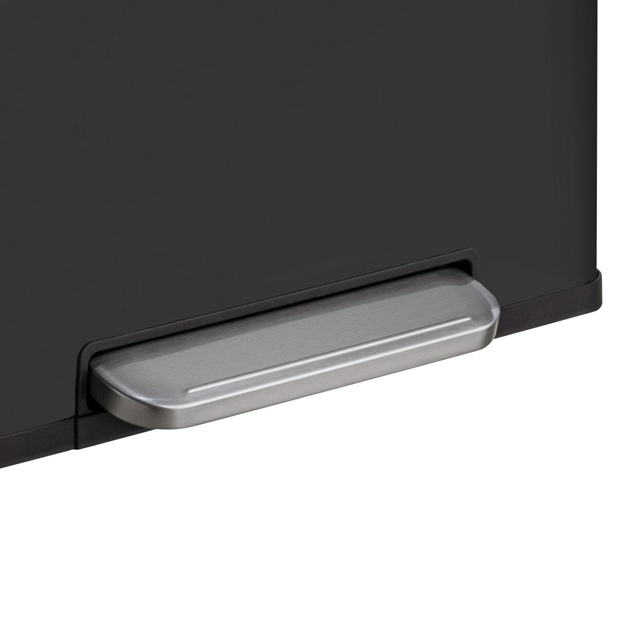 Poubelle de recyclage rectangulaire Qualiazero 16 gal (unité double 8 gal) – Acier inoxydable