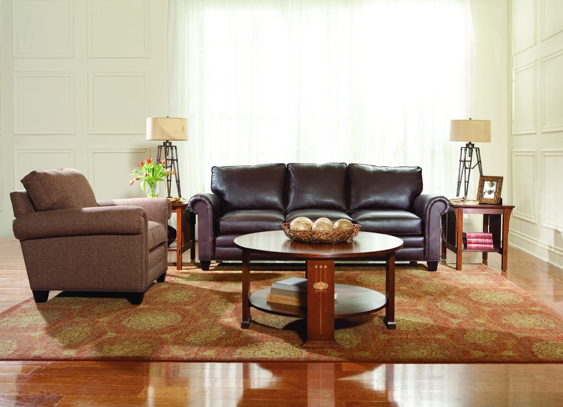 Table basse ronde Harvey Ellis