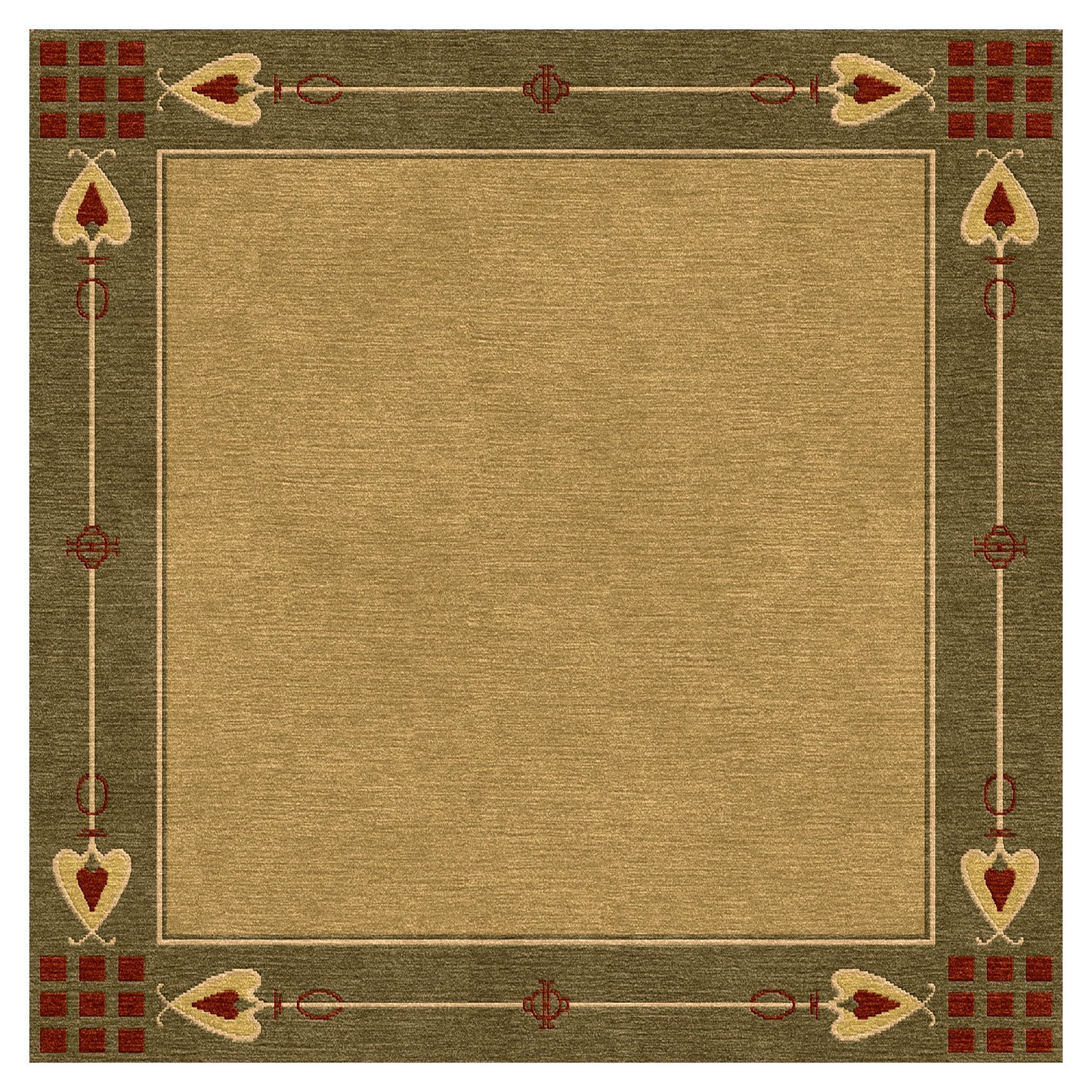Tapis Highland Park - Vert
