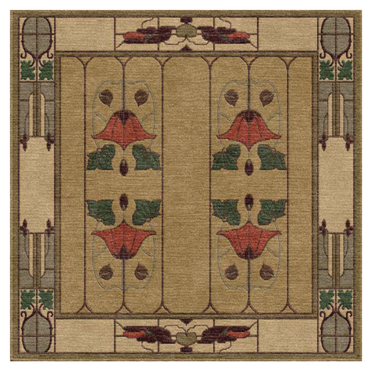 Tapis de fenêtre de jardin, mousse