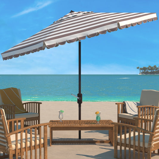 Parapluie rond à manivelle SAFAVIEH Outdoor Jaylee 11 pieds