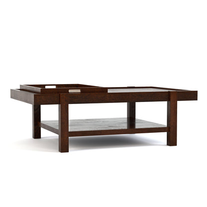 Table basse avec plateau en cuivre Durant