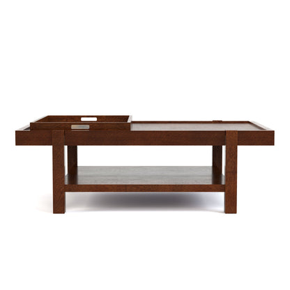 Table basse avec plateau en cuivre Durant