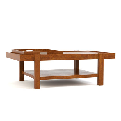 Table basse avec plateau en cuivre Durant