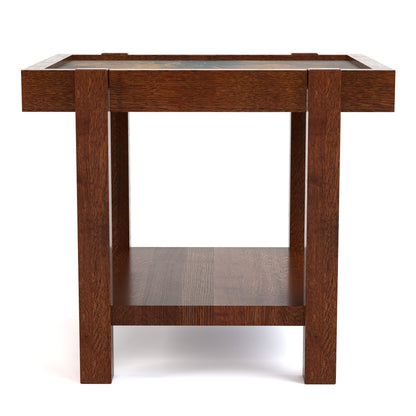 Table d'appoint encastrée en cuivre Durant