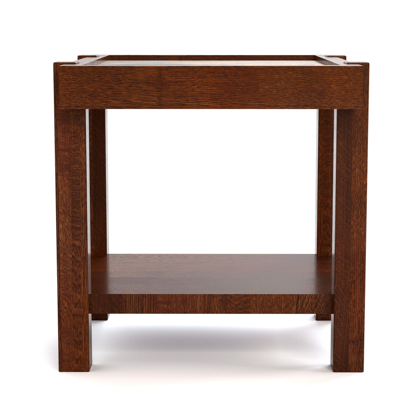 Table d'appoint encastrée en cuivre Durant