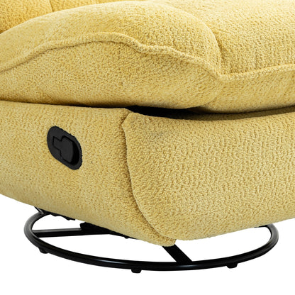 Ensemble de 2 fauteuils de canapé inclinables pivotants à 360 degrés et réglables