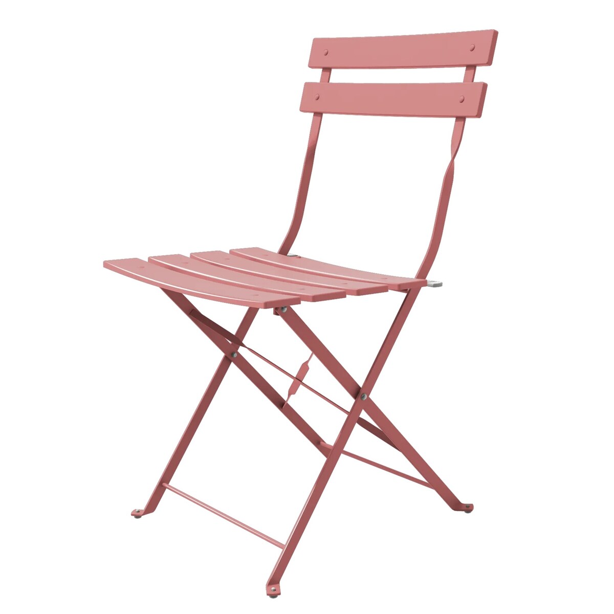 Ensemble bistrot pliant en métal 3 pièces, résistant aux intempéries, pour l'extérieur et l'intérieur, idéal pour la terrasse, la cour et le jardin.