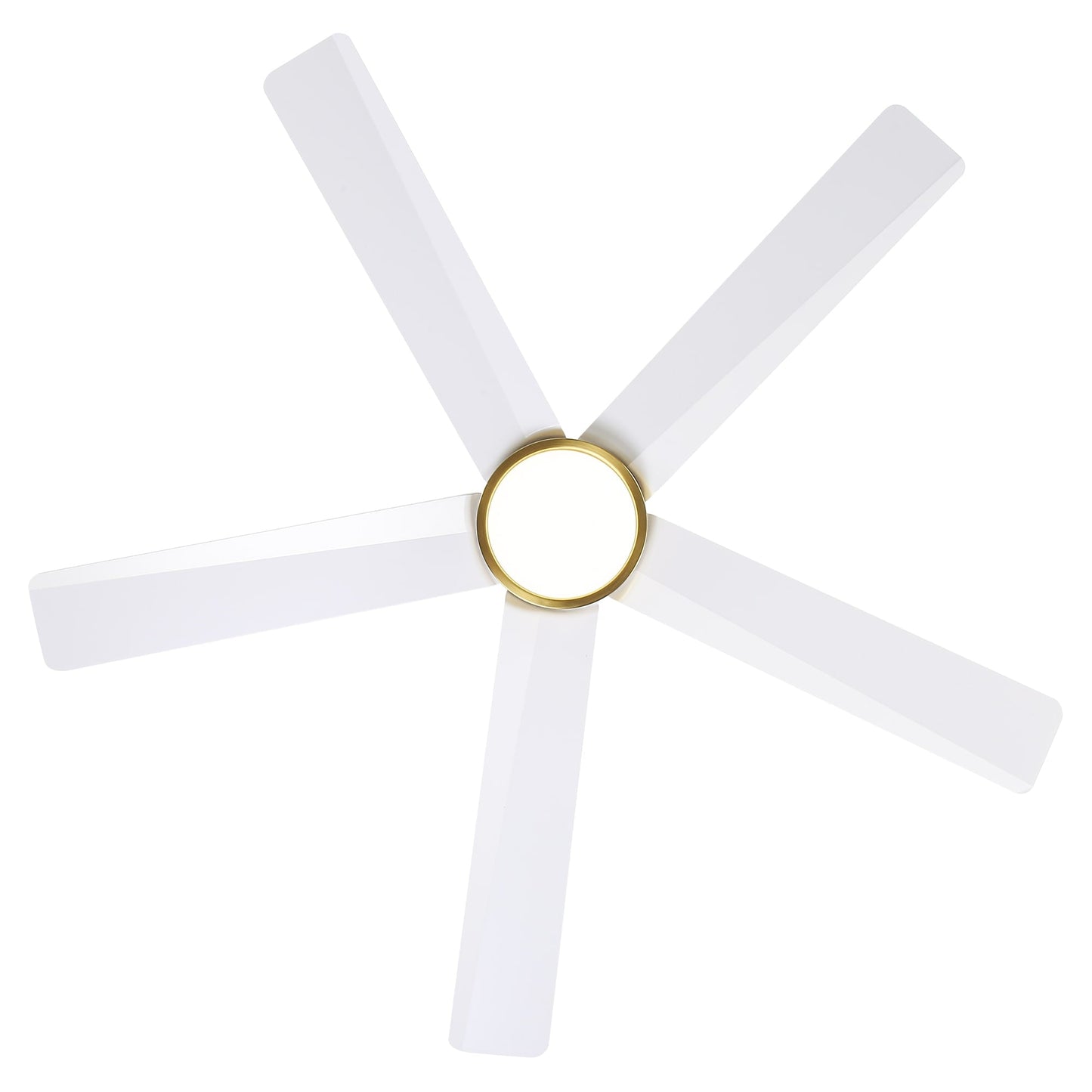 Ventilateur de plafond LED Breezary 65/52/42 à 5 pales avec kit d'éclairage et télécommande