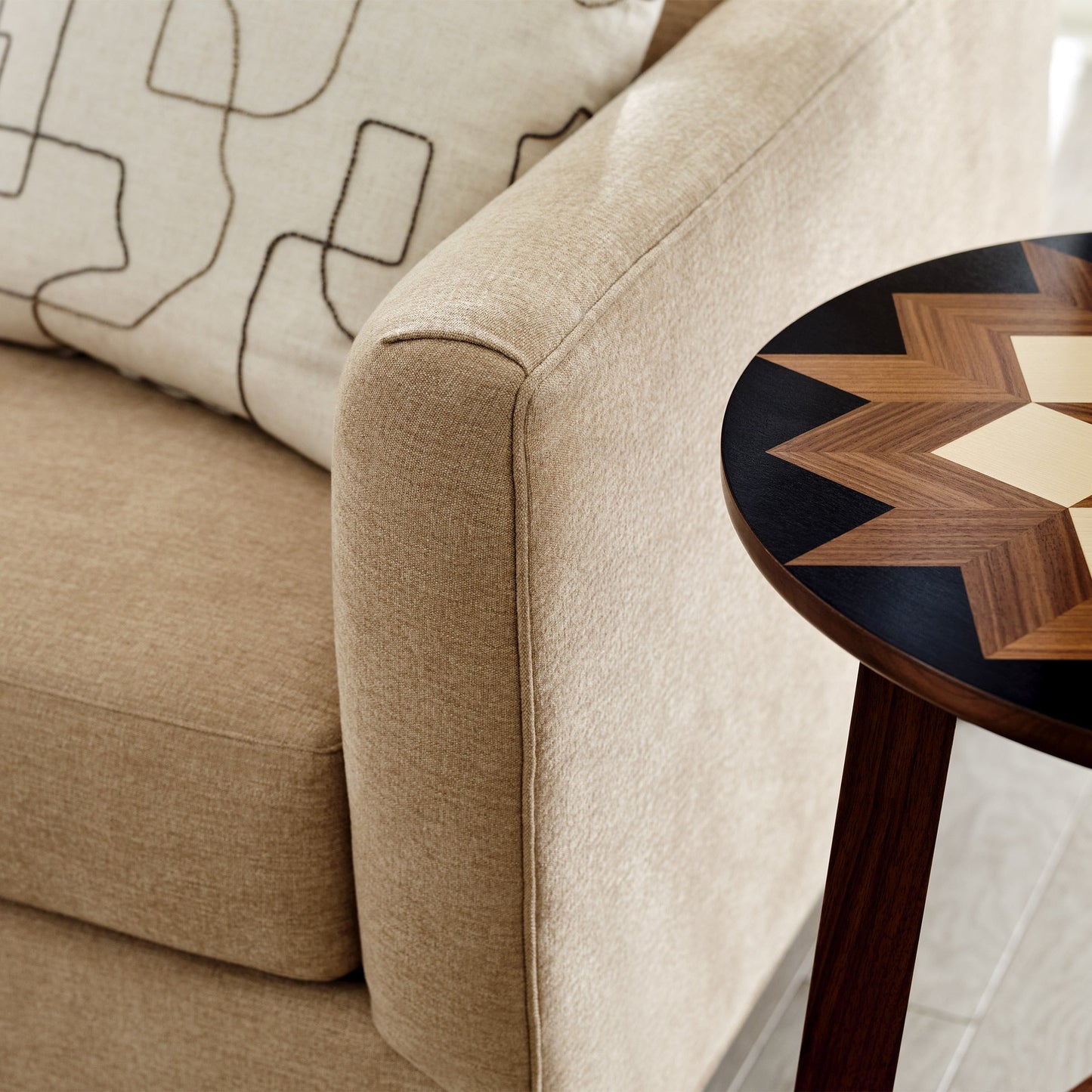 Table d'appoint ronde Hudson Valley