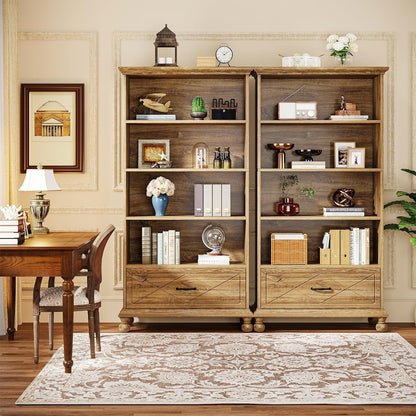 Bibliothèque à 6 étagères avec tiroir 71 pour salon