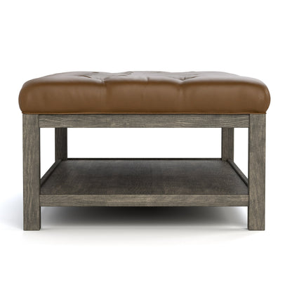 Ottoman cocktail capitonné en losanges Origins