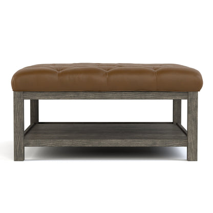 Ottoman cocktail capitonné en losanges Origins