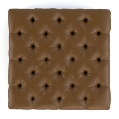 Ottoman cocktail capitonné en losanges Origins