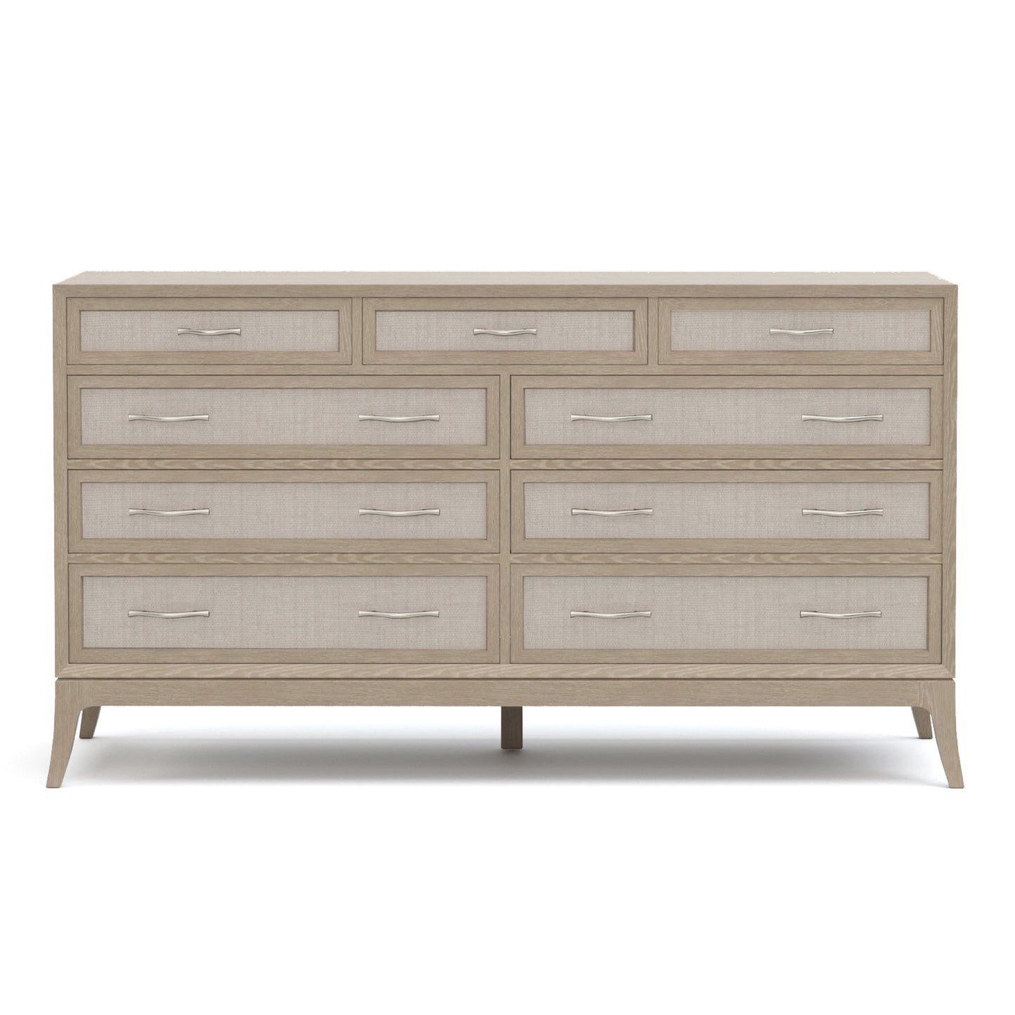 Commode Maidstone à neuf tiroirs, jute tissé