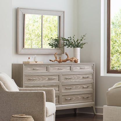 Miroir Maidstone, jute tissé