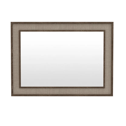 Miroir Maidstone, jute tissé