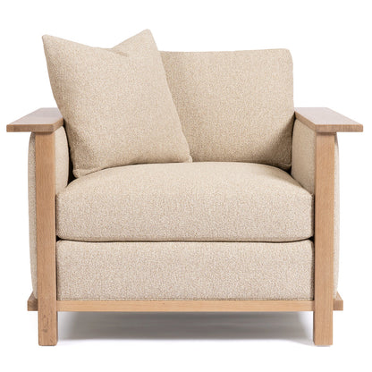 Chaise longue à cadre en bois Surrey Hills