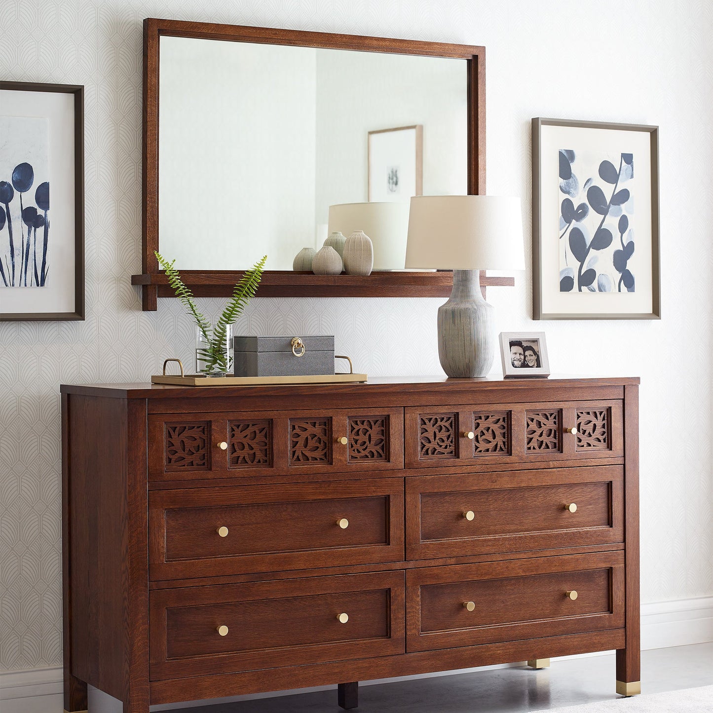 Miroir paysager des collines du Surrey