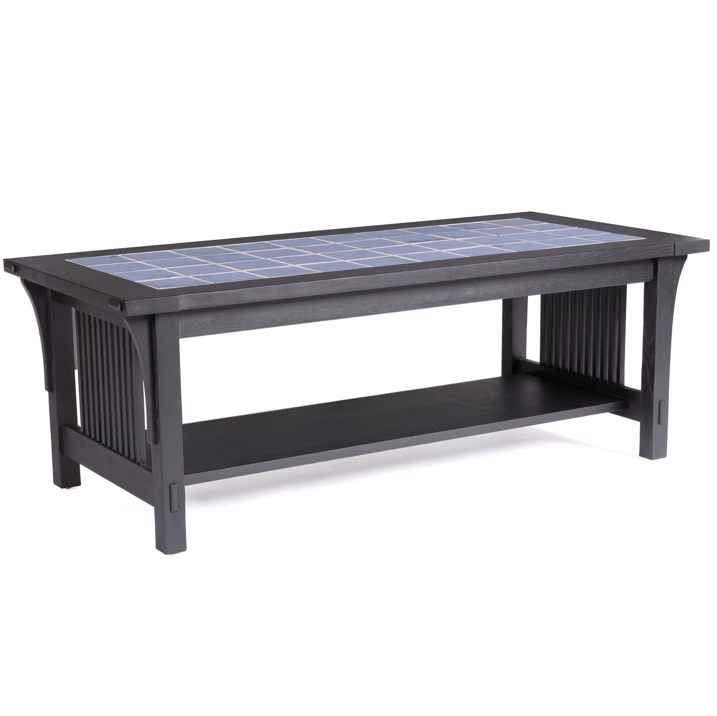 Table basse avec plateau en carrelage