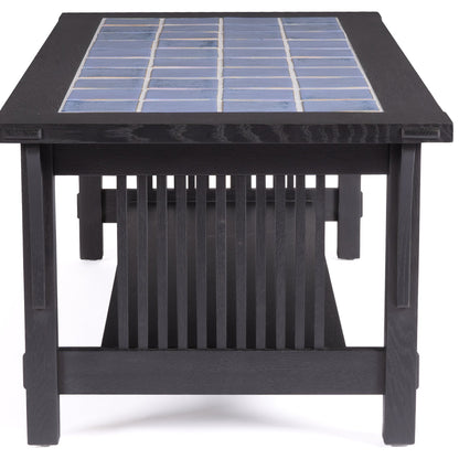 Table basse avec plateau en carrelage