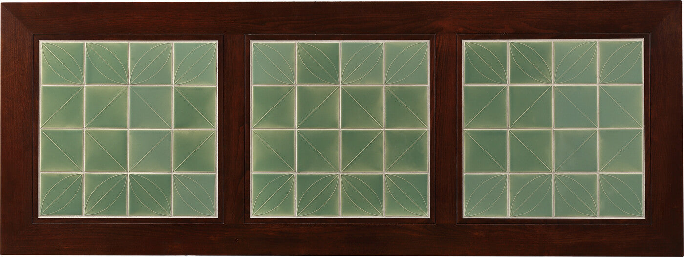 Table basse avec plateau en carrelage