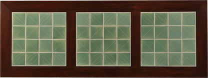 Table basse avec plateau en carrelage