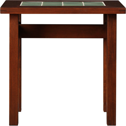 Table d'appoint avec plateau en carrelage