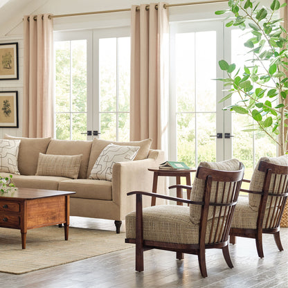 Chaise à cadre en bois Hudson Valley