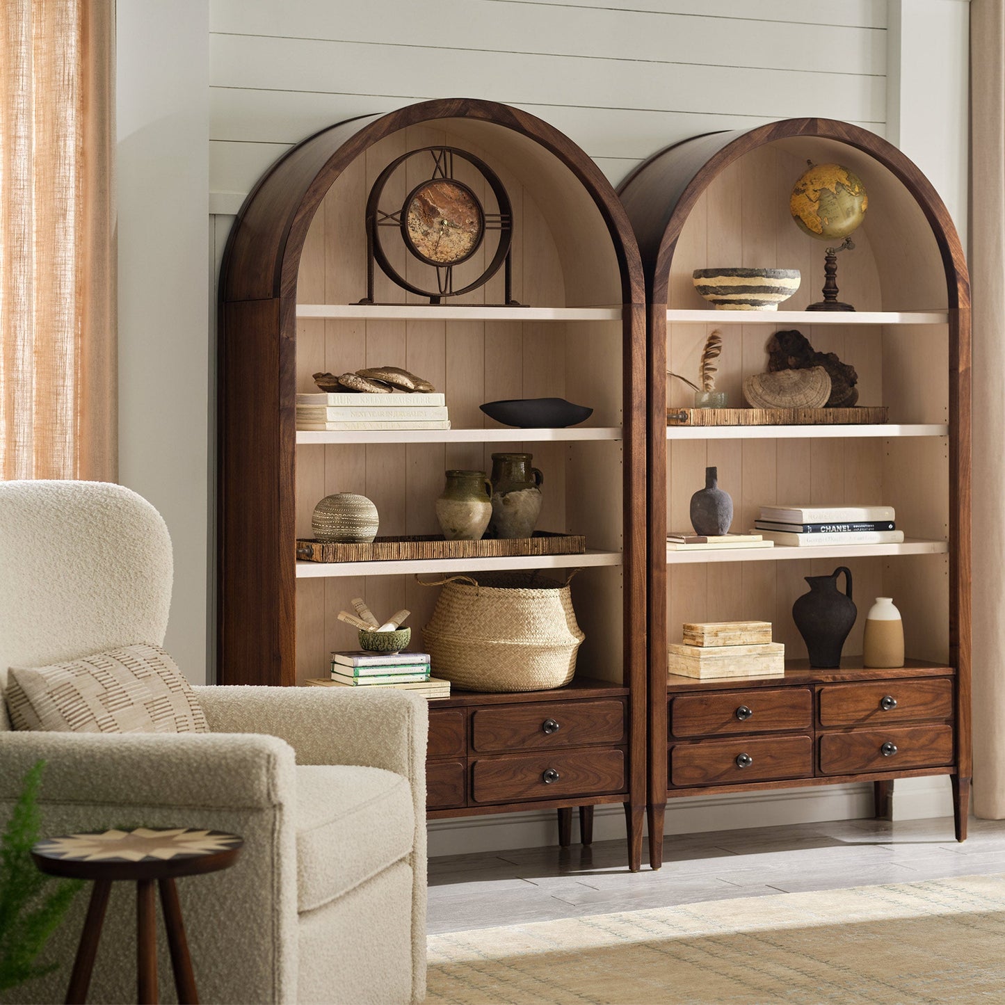 Fauteuil à oreilles Hudson Valley