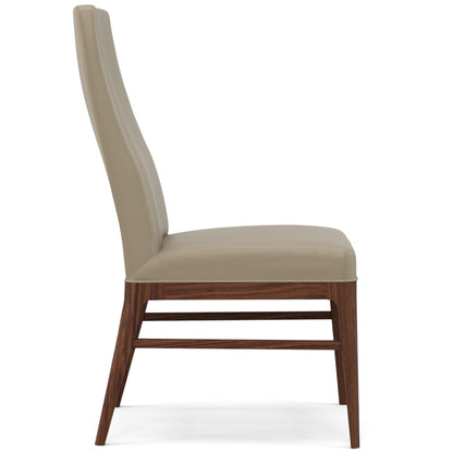 Chaise d'appoint haute rembourrée Walnut Grove