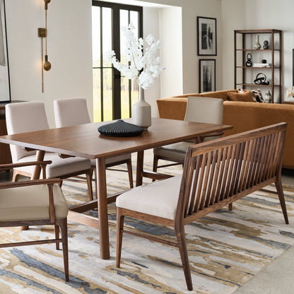 Banc à fuseaux Walnut Grove