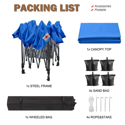 ABCCANOPY Tente à baldaquin facile à monter et durable Tente à baldaquin d'extérieur