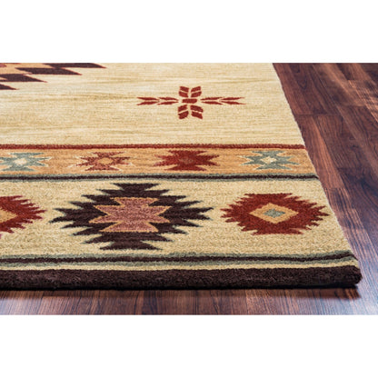 Tapis en laine touffeté à la main Alora Decor Ryder Southwestern