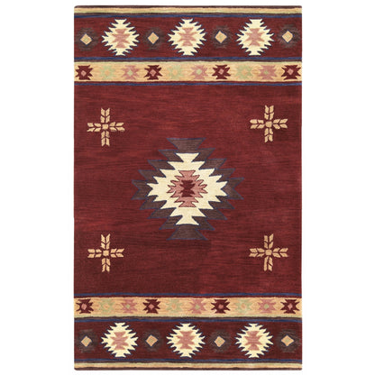 Tapis en laine touffeté à la main Alora Decor Ryder Southwestern