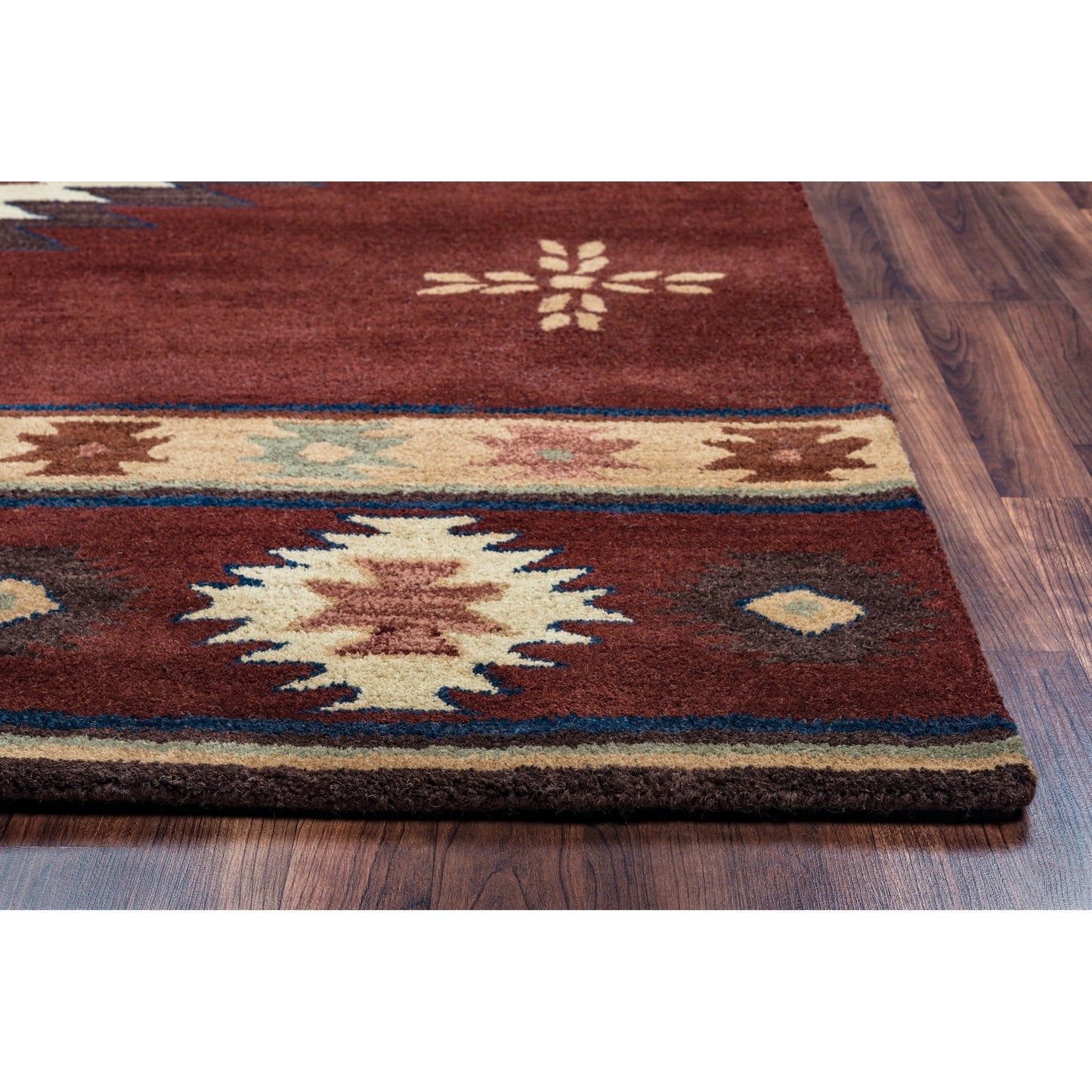 Tapis en laine touffeté à la main Alora Decor Ryder Southwestern