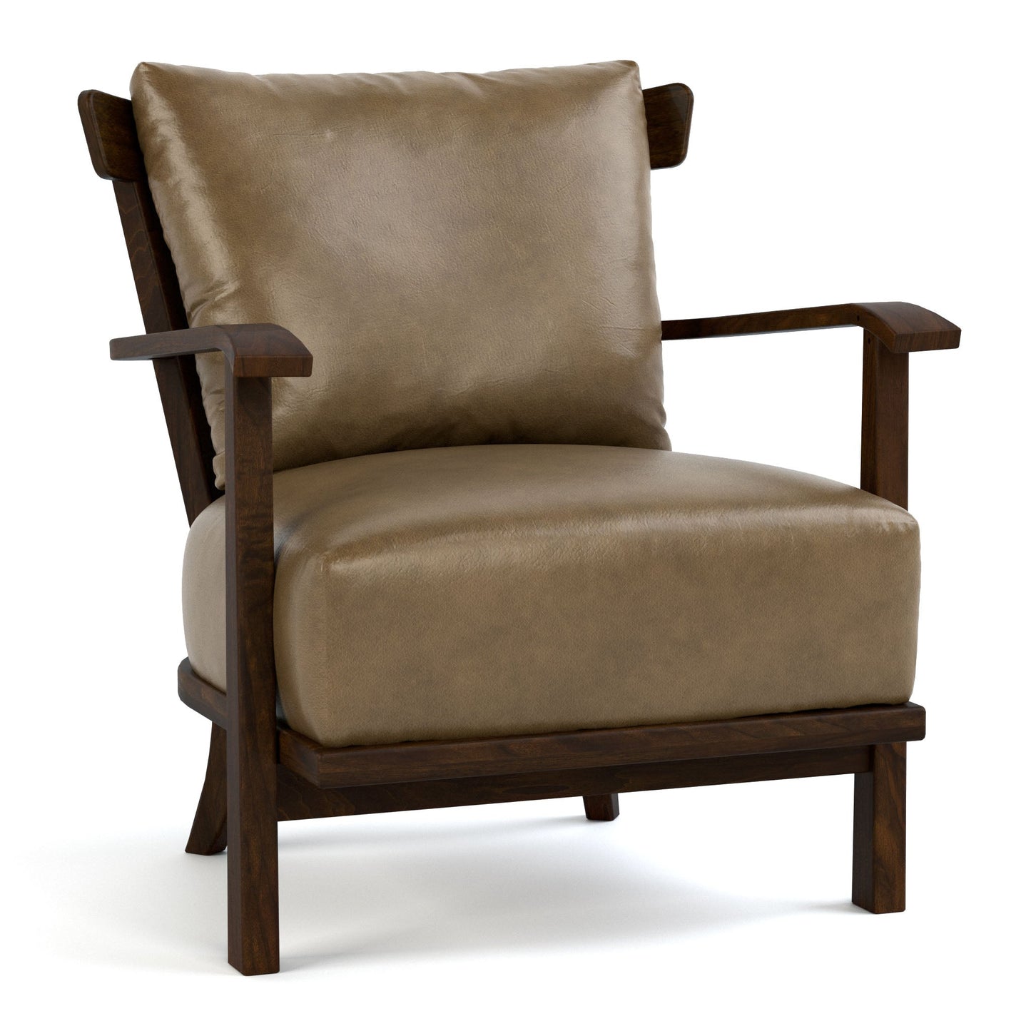 Chaise à cadre en bois Hudson Valley