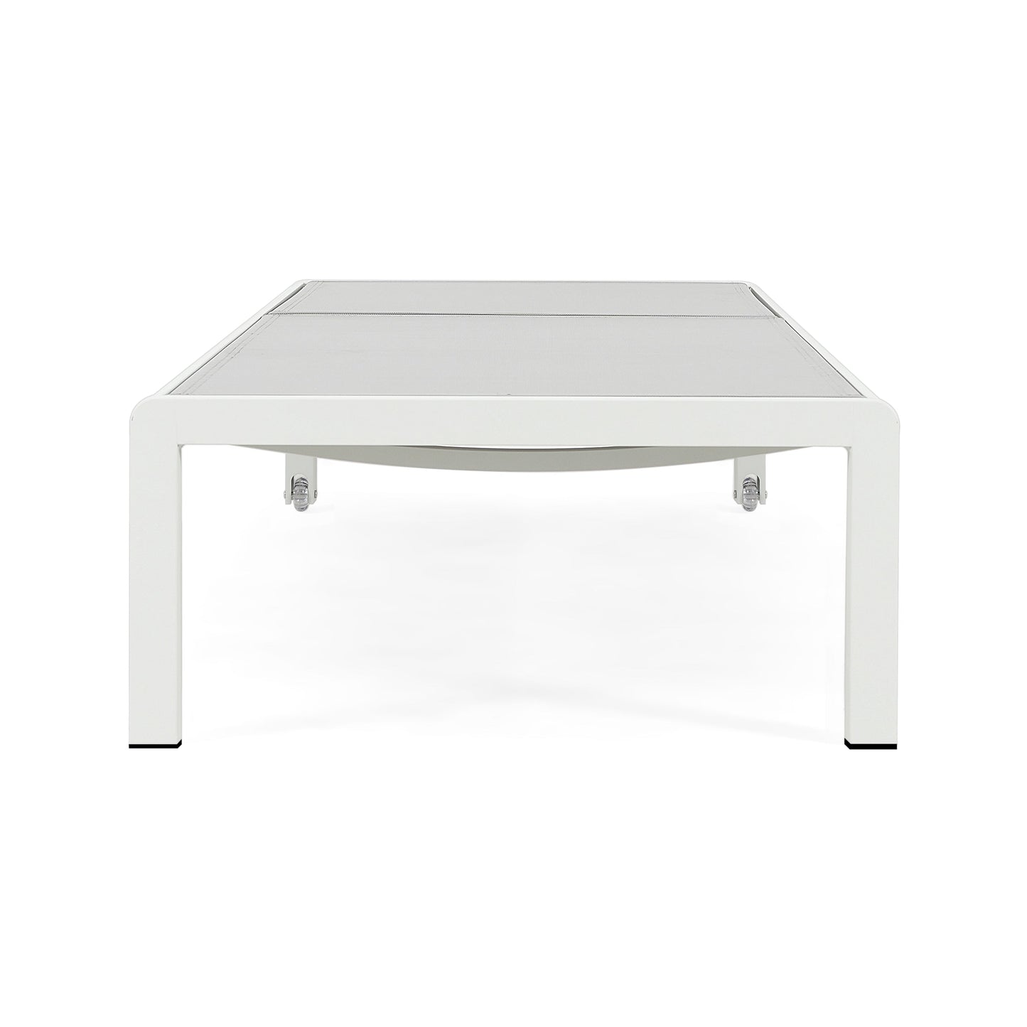 Chaise longue d'extérieur en aluminium Cape Coral (lot de 2) par Christopher Knight Home - 77,56 po x 25,20 po x 11,80 po