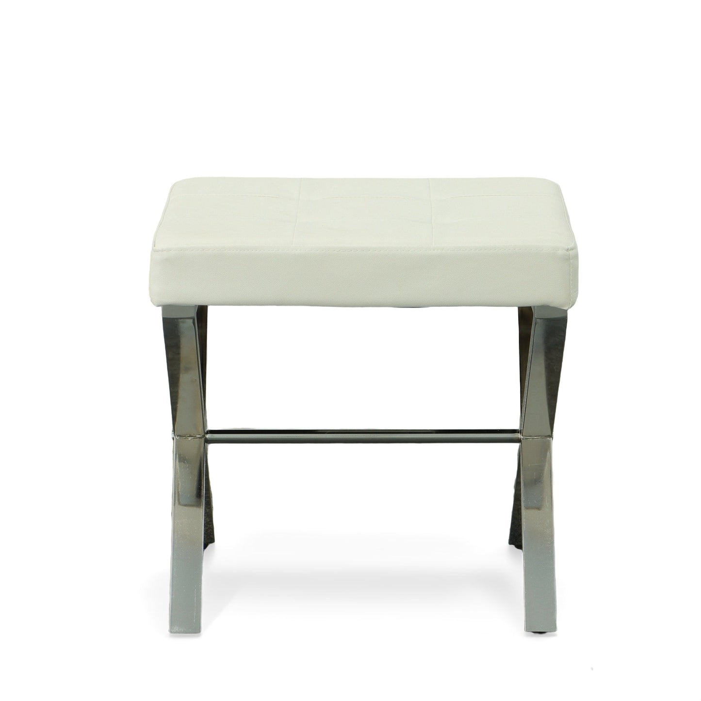 Banc de toilette Carolina Living Elisabetta - Blanc/Chrome