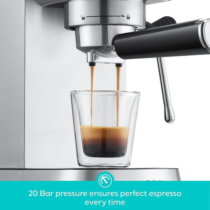 CASABREWS CM5418 Machine à expresso de base 20 bars avec mousse de lait pour la maison