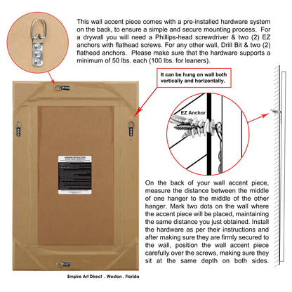 Miroir mural rectangulaire biseauté en perles de champagne - Transparent