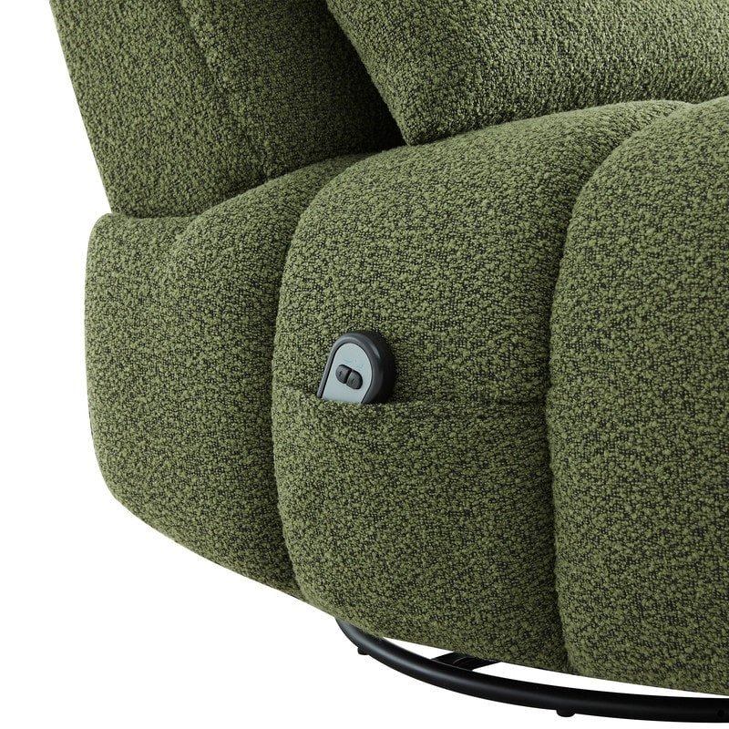 Fauteuil inclinable électrique Cole pivotant avec support lombaire