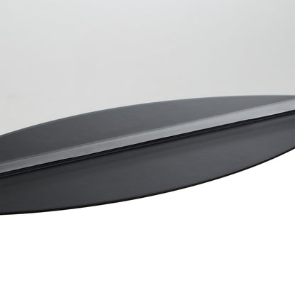 Miroir mural arqué en métal Concord avec étagère par iNSPIRE Q Bold