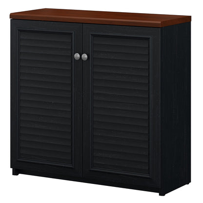 Armoire de rangement Fairview avec portes et étagères par Bush Furniture - 31,73 L x 12,76 l x 30,71 H