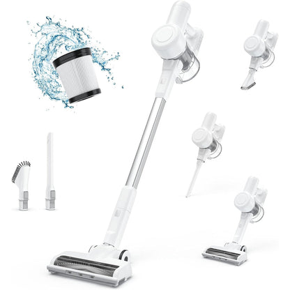 Aspirateur balai sans fil 3 en 1, léger pour tapis, sols durs, poils d'animaux et nettoyage de la maison