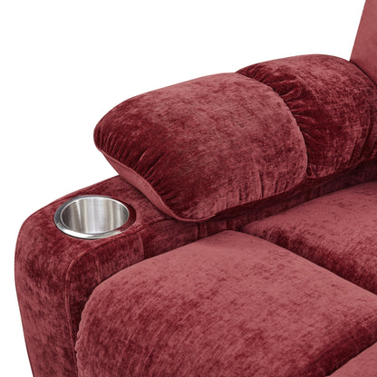 Fauteuil inclinable à double moteur OKIN pour personnes âgées avec chauffage, massage, inclinaison à 180° et dossier/repose-pieds réglable